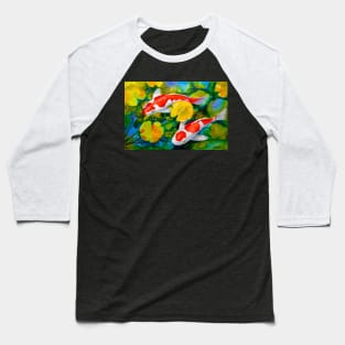 Koi in the pond Baseball T-Shirt